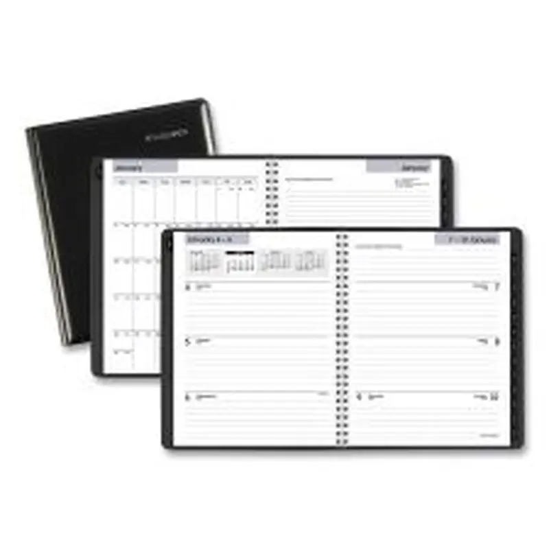 AT-A-GLANCE DayMinder Executive Weekly/Monthly Refillable Planner, 8.75 x 7, Black Cover, 12-Month (Jan to Dec): 2026