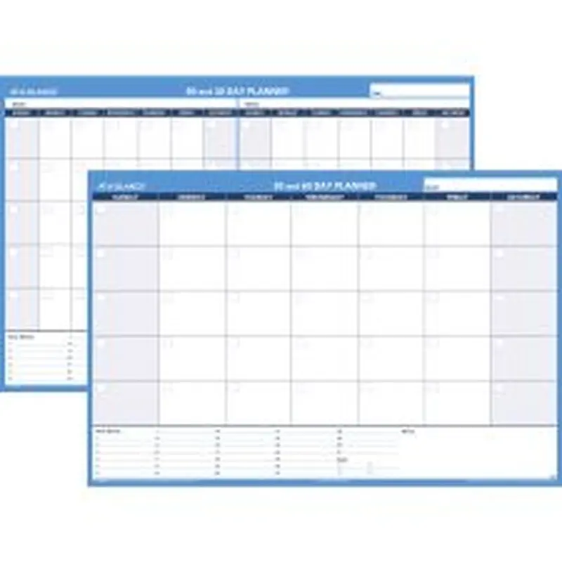 AT-A-GLANCE Undated Erasable/Reversible Wall Planner, 30/60 Day, 48" x 32", 30% Recycled, PM33328
