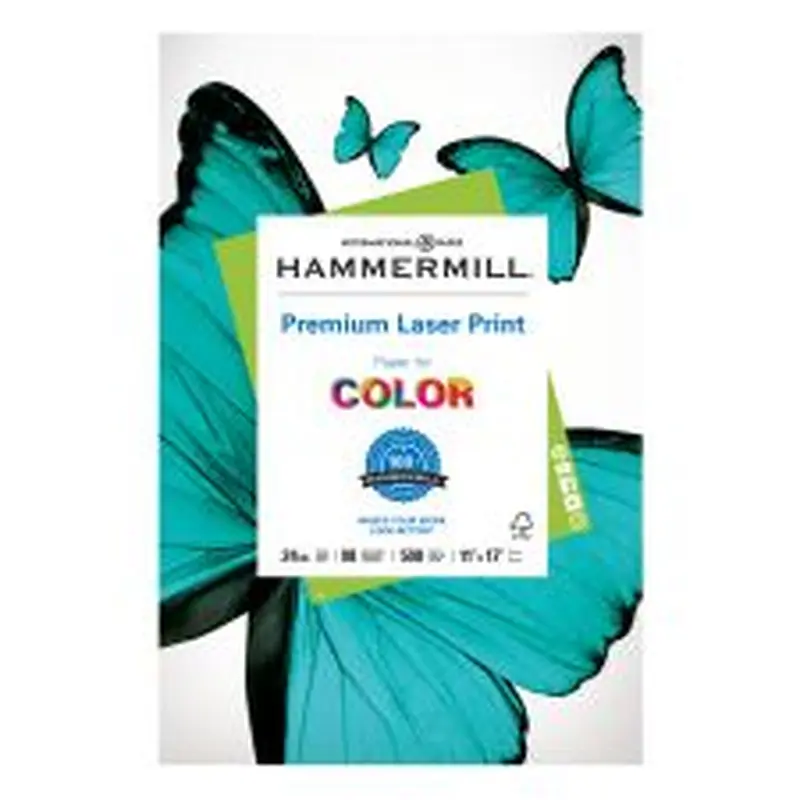 Hammermill Premium Laser Print Paper - White 98 Brightness - Ledger/Tabloid - 11" x 17" - 24 lb Basis Weight