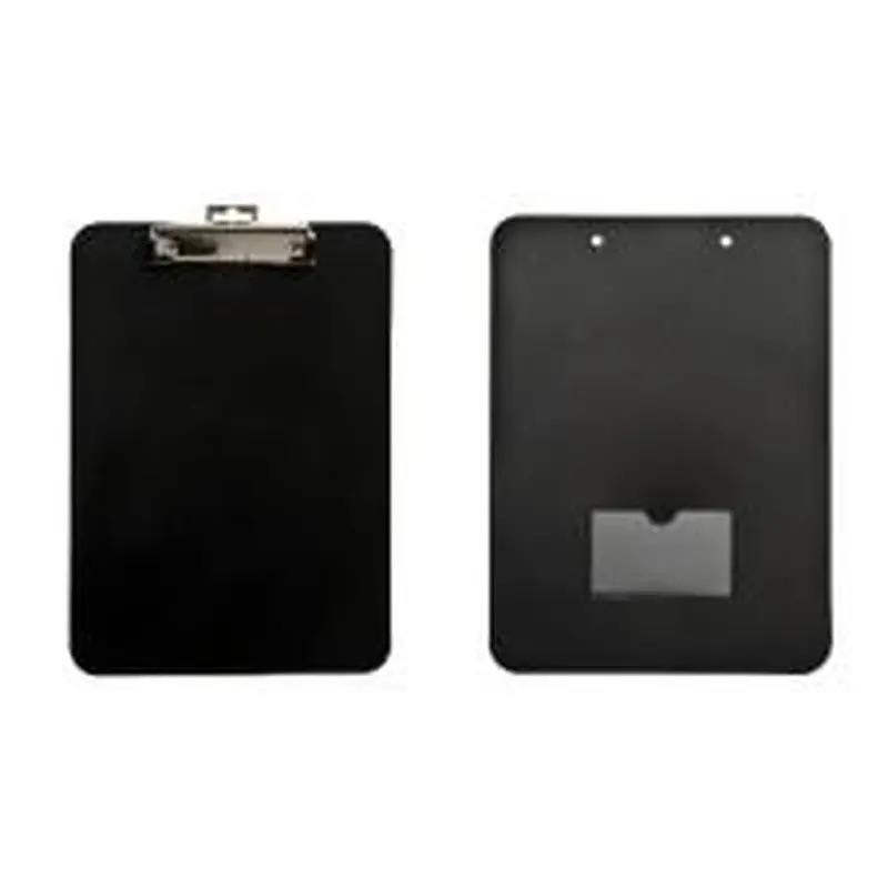 Baumgartens Unbreakable Clipboard, 8 1/2" x 11", 90% Recycled, Black