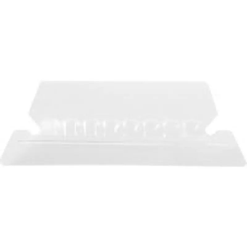 Pendaflex Hanging File Folder Plastic Tabs, Clear, Pack Of 25