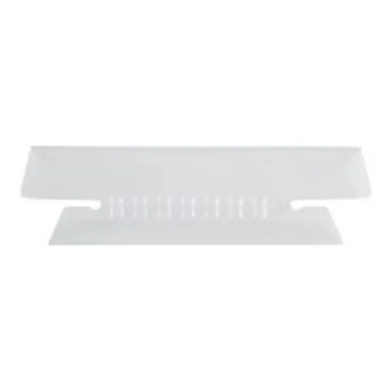Pendaflex Soft Flexible Color Tabs, 3 1/2", 1/3 Cut, Clear, Pack Of 25