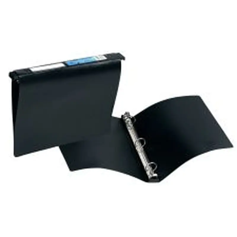 Avery Hanging Round-Ring Storage 3-Ring Binder, 1" Round Rings, Black