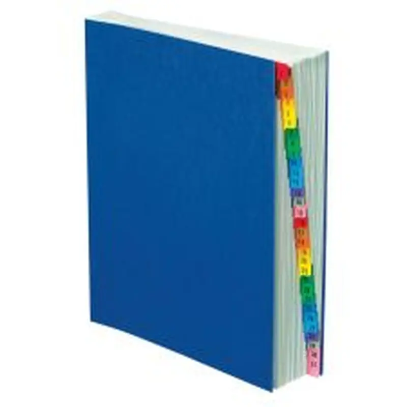 Oxford Daily Desk File/Sorter, Letter Size, 30% Recycled, Black/Blue
