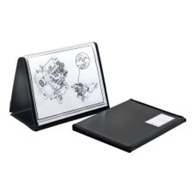 ShowFile Easel Display Book, Horizontal Style, Black
