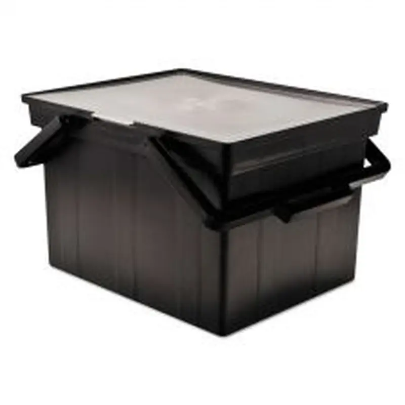 Advantus Companion Portable File, Letter/Legal Files, 17" x 14" x 11", Black