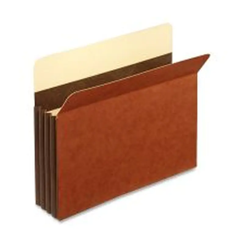 Pendaflex File Pockets, Heavy-Duty, Accordion, Legal Size, 3 1/2" Expansion, Brown, Box Of 25