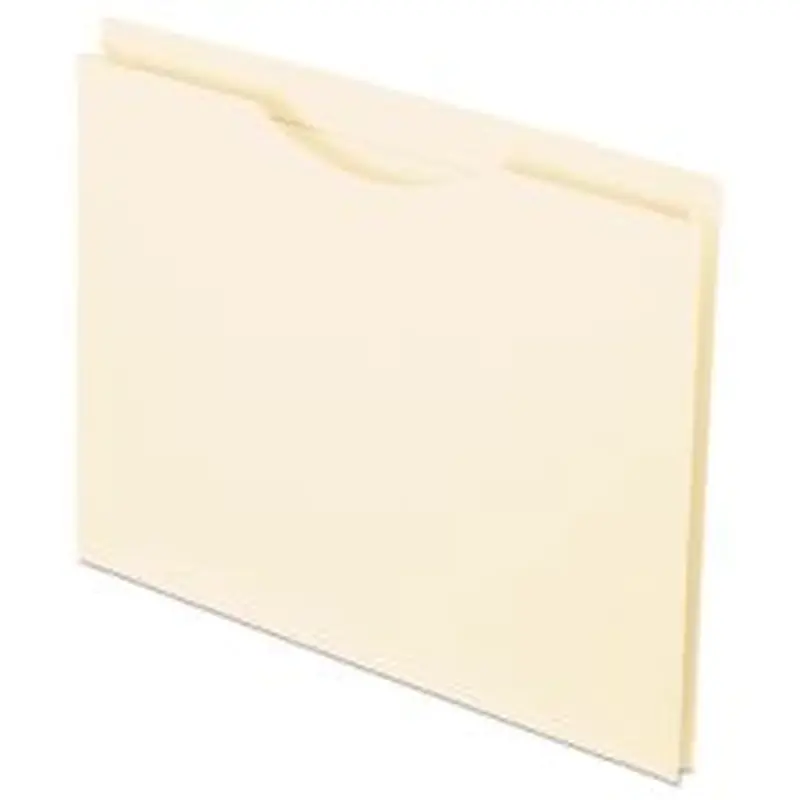 Pendaflex Manila Reinforced File Jackets, 2-Ply Straight Tab, Letter Size, Manila, 50/Box