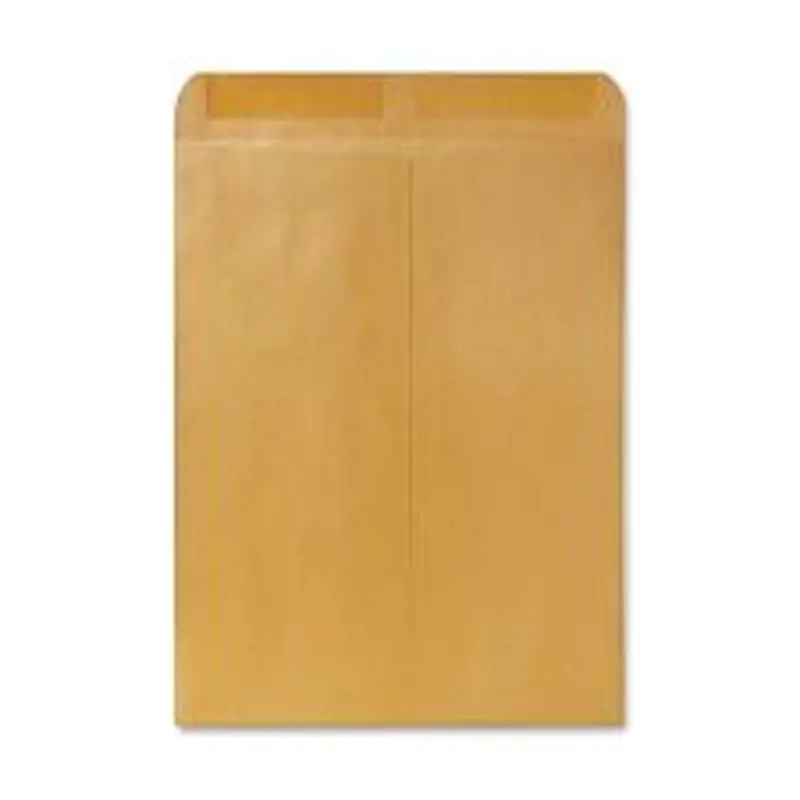 Quality Park Catalog Envelopes, Gummed Closure, 12" x 15 1/2", Brown, Box Of 250