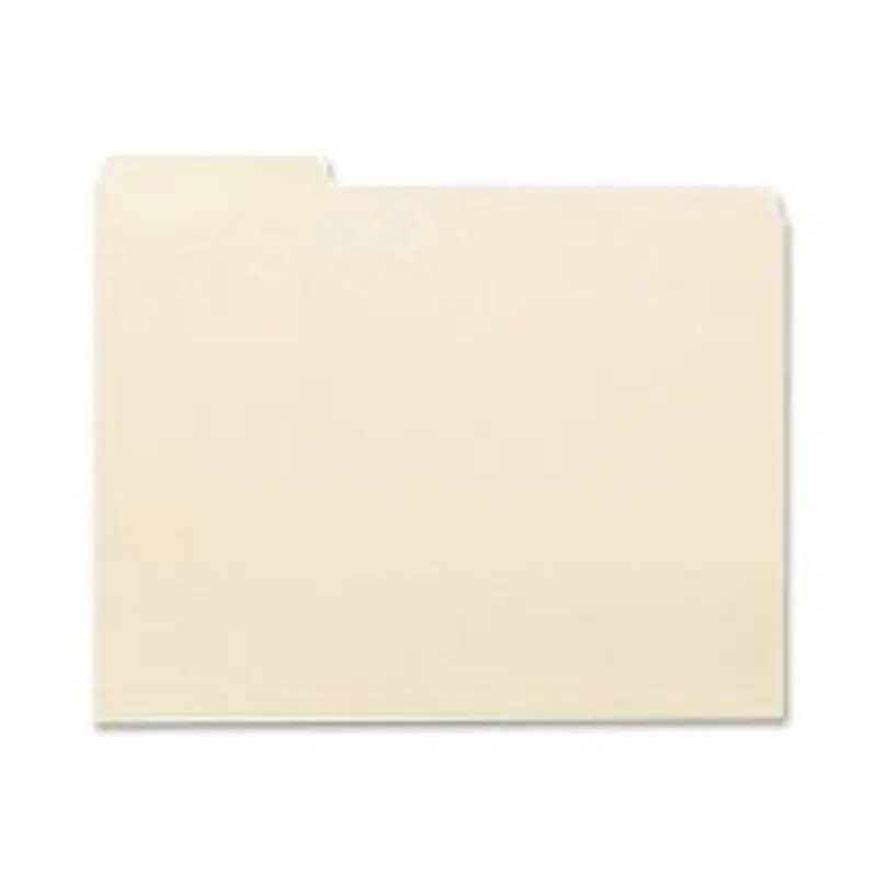 Earthwise By Oxford File Folders, Letter Size, 1/3 Cut, 100% Recycled, Manila, Box Of 100