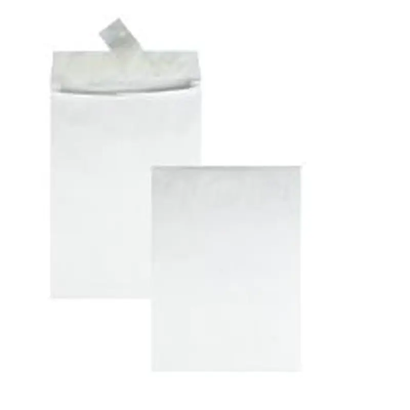 Quality Park Tyvek Expansion 10" x 13" x 1 1/2" Envelopes, 18 Lb, Self-Adhesive Closure, White, Carton Of 100