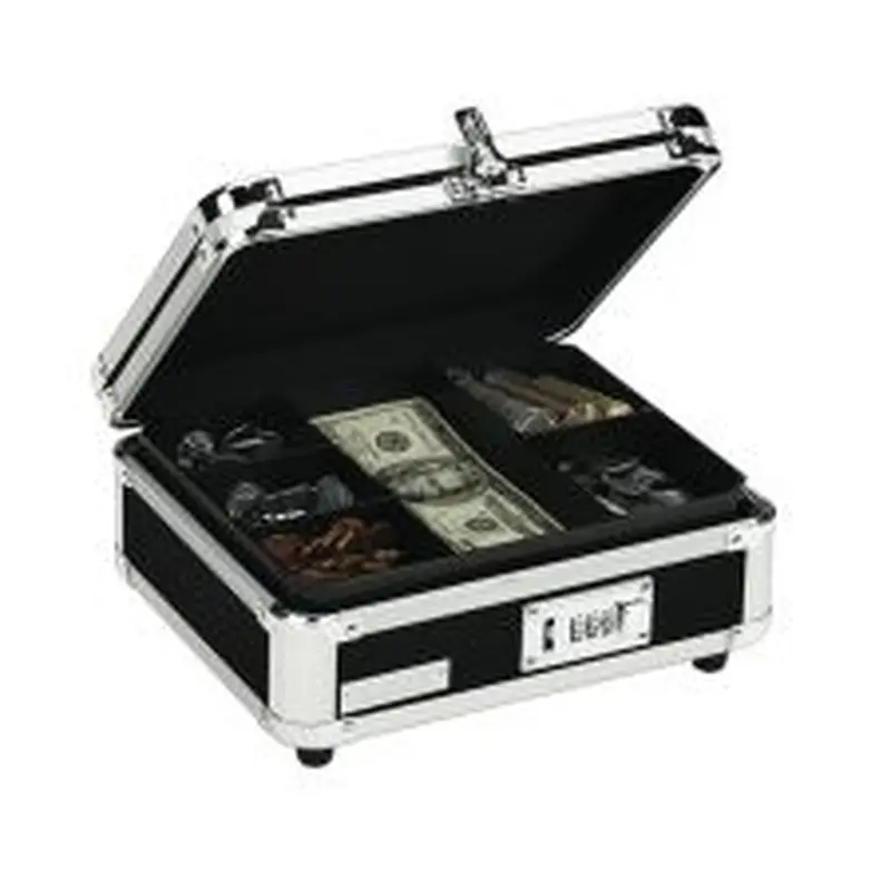 Vaultz Cash Box, Black - IDEVZ01002