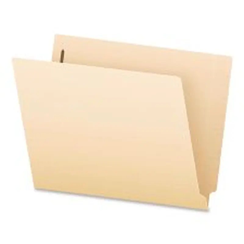 Pendaflex SmartShield End Tab Fastener Folders, 1 Fastener, Letter Size, Manila Exterior, 50/Box
