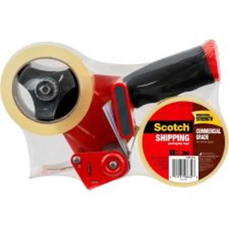 Scotch H180 Box Sealing Tape Dispenser, 2 Rolls of Tape Included