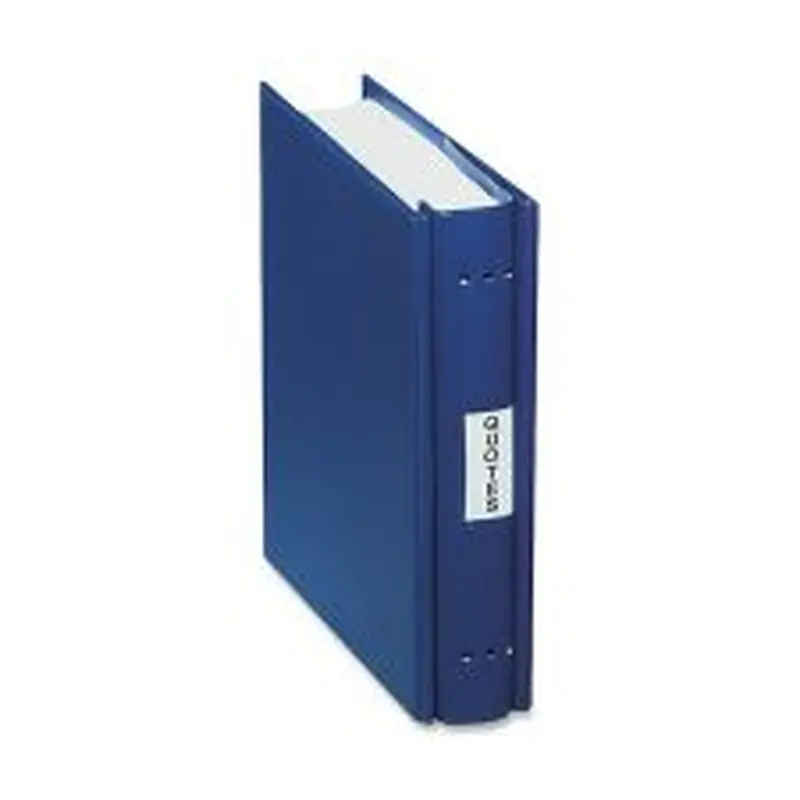 VariCap Expandable Binder, 2 Posts, 6" Capacity, 11 x 8.5, Blue