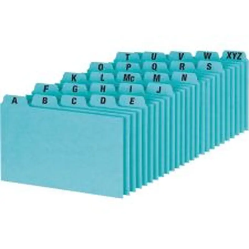 Oxford A-Z Index Card Guides, 6" x 9", Box Of 25