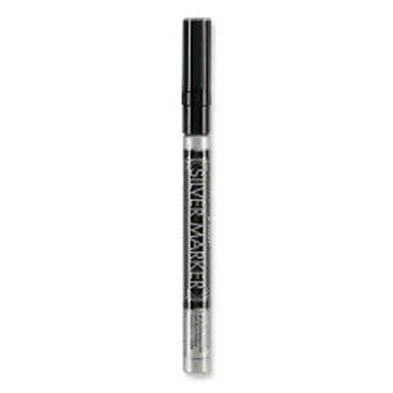 Pilot Creative Art and Cra fts Marker, Extra-Fine Brush Tip, Silver