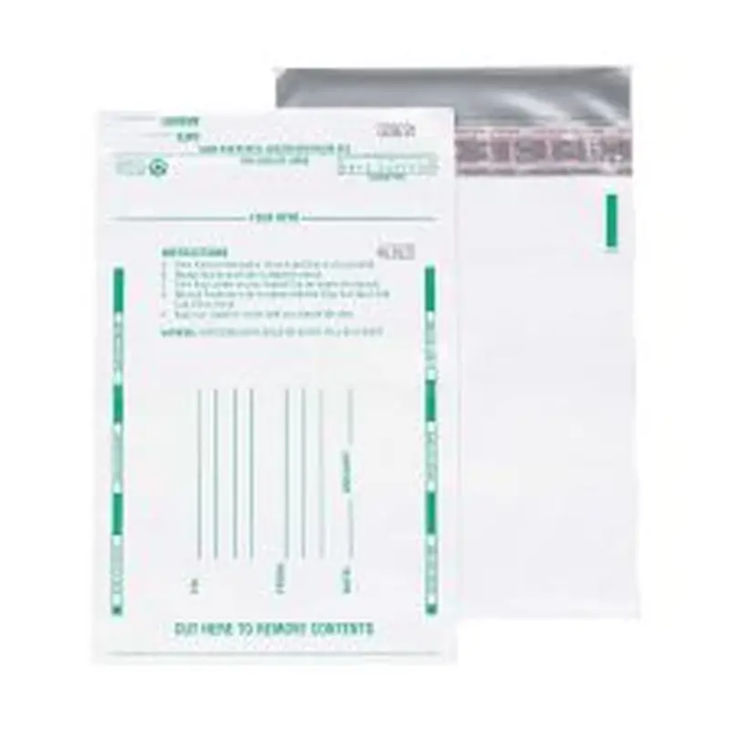 Quality Park Night Deposit Bags, 10" x 13", White, Pack Of 100