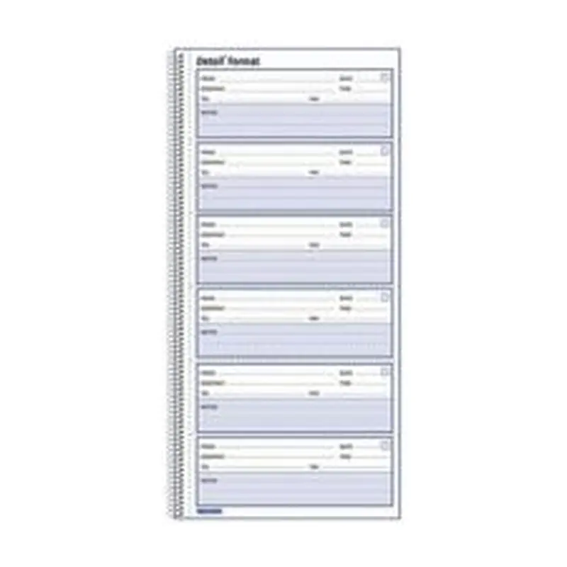 Rediform Voice Mail Log Book, 5 5/8" x 10 5/8", 600 Sheets, 50% Recycled, Blue