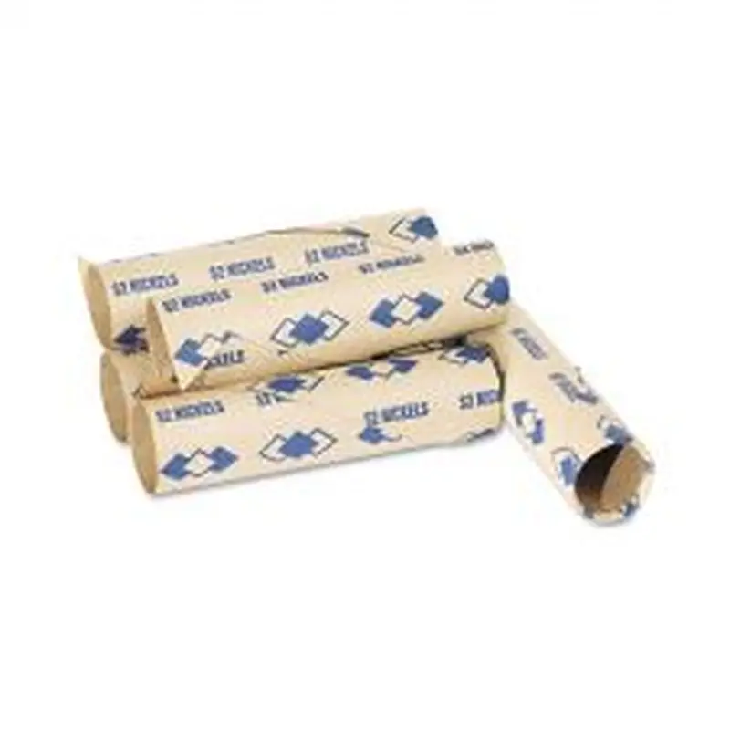 Iconex Preformed Tubular Coin Wrappers, Nickels, $2, 1,000 Wrappers/Box