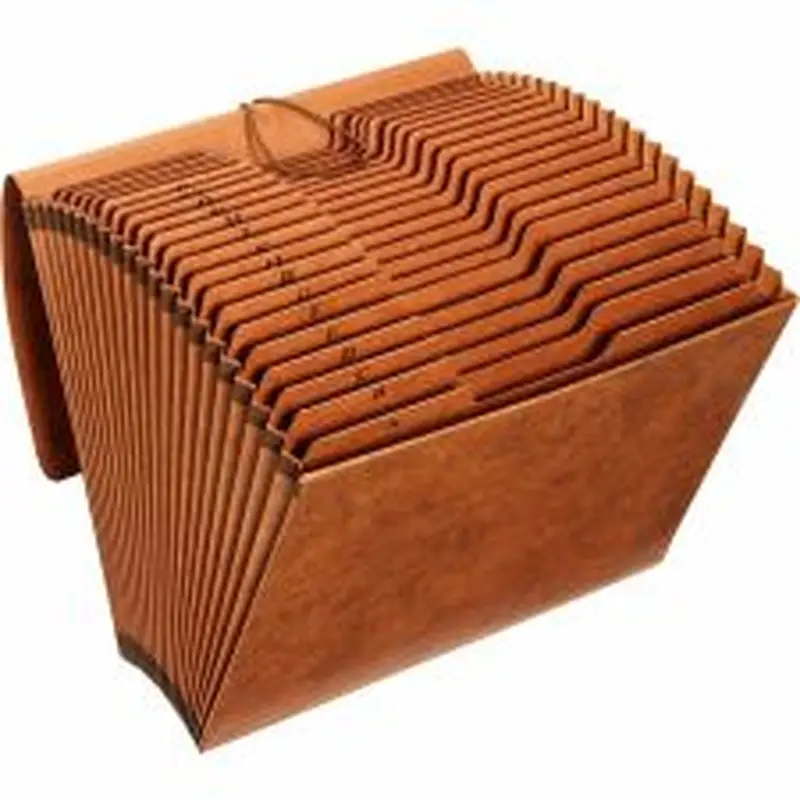 Pendaflex 21-pocket Closing Flap 1/3-Cut A-Z Tab Expanding File, Legal Size, Brown