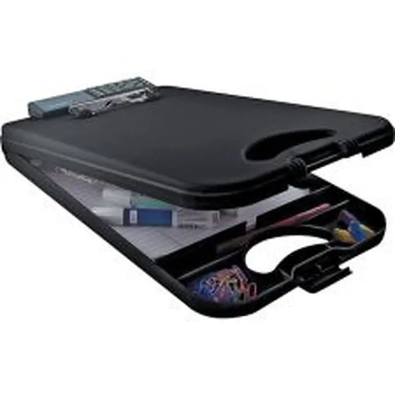 Saunders DeskMate II Portable Desktop With Calculator, 8 1/2" x 12", Black