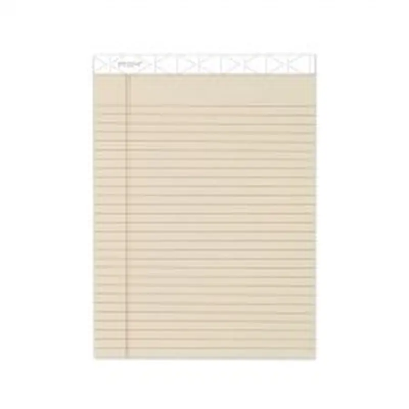 TOPS Prism   Colored Writing Pads, Wide/Legal Rule, 50 Pastel Ivory 8.5 x 11.75 Sheets, 12/Pack