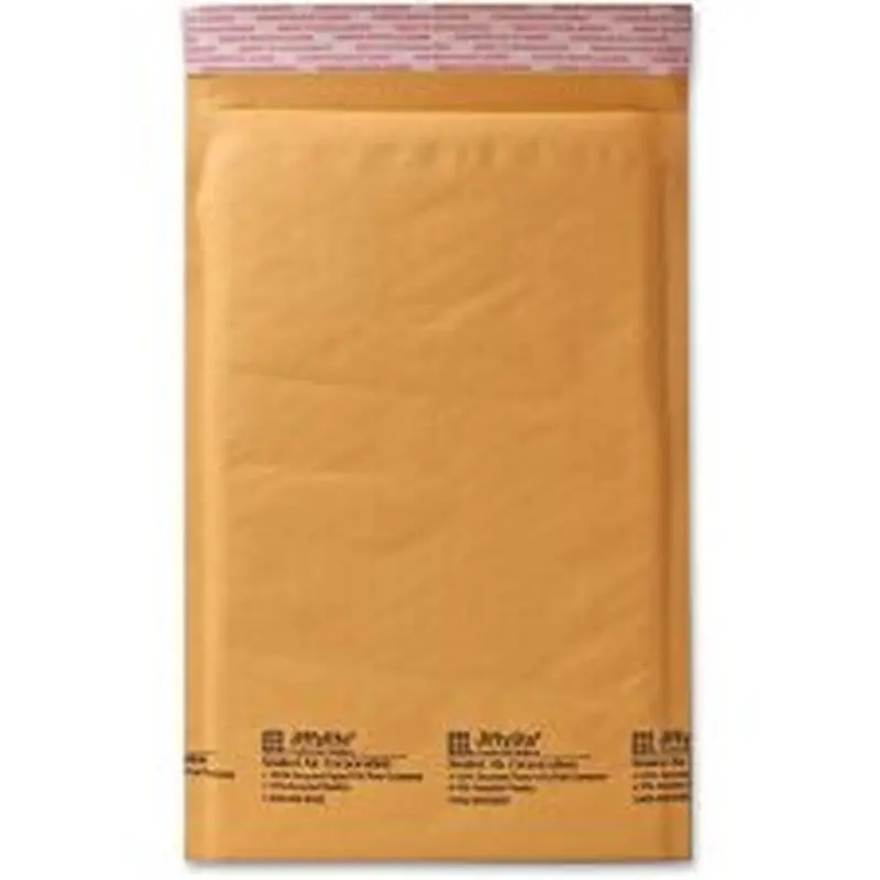 Sealed Air JiffyLite Cellular Cushioned Mailers - Bubble - #1 - 7 1/4" Width x 12" Length Diameter - Peel & Seal - Kraft - Kraft - 25 / Carton