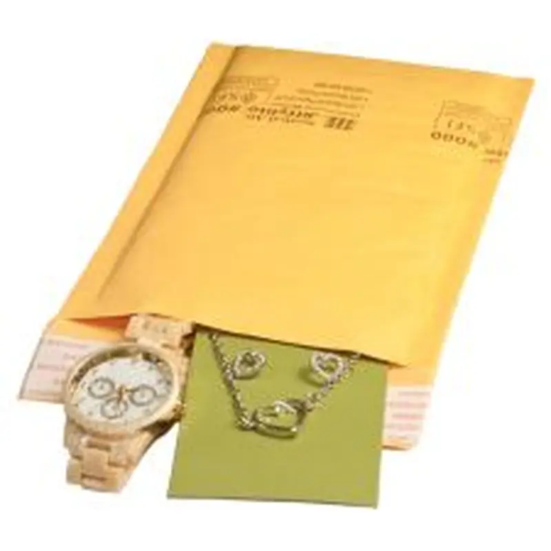 United Stationers Sealed Air Jiffylite Cushioned Mailer, 4" x 8", Kraft, Carton Of 25