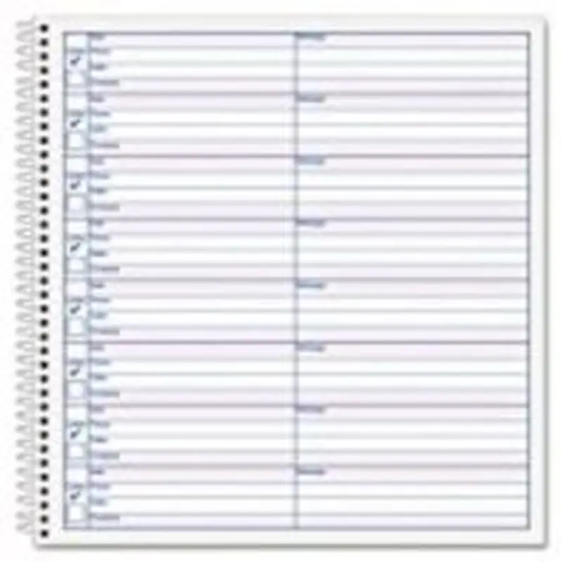 TOPS Voice Message Log Book - TOP4416