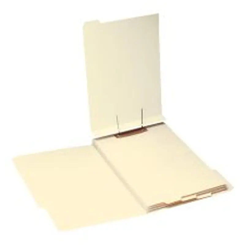 Smead End-Tab Folder Dividers With Fasteners, Legal Size, Manila, Box Of 50