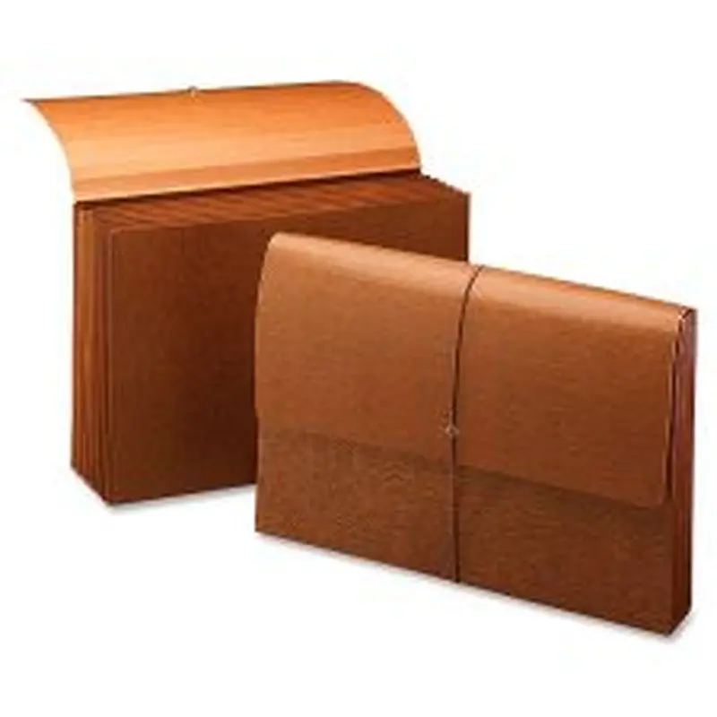Smead Expanding Wallet, Legal Size, 5 1/4" Expansion, 30% Recycled, Redrope