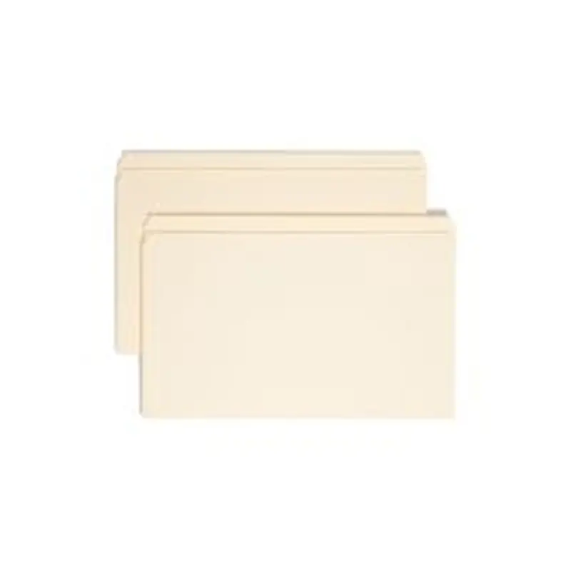 Smead Manila File Folders, Legal Size, Straight Cut, Pack Of 100