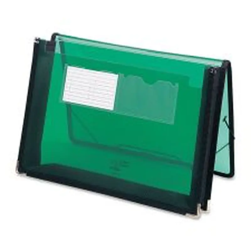Smead Inndura UltraColor Expanding Wallet, Letter Size, 5 1/4" Expansion, Green