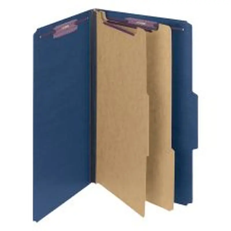 Smead SafeSHIELD 2/5 Tab Cut Legal Recycled Classification Folder