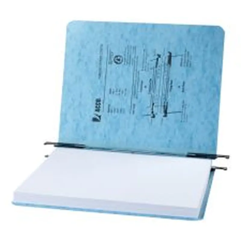 ACCO PRESSTEX Hanging Report Covers, Letter Size Sheets, 2" Capacity, Light Blue