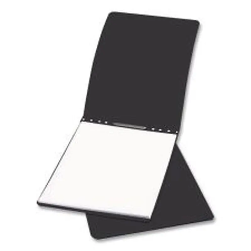 ACCO PRESSTEX Report Cover w/Tyvek Reinforced Hinge, Top Bound, Two-Piece Prong Fastener, 3" Capacity, 8.5 x 11, Black/Black