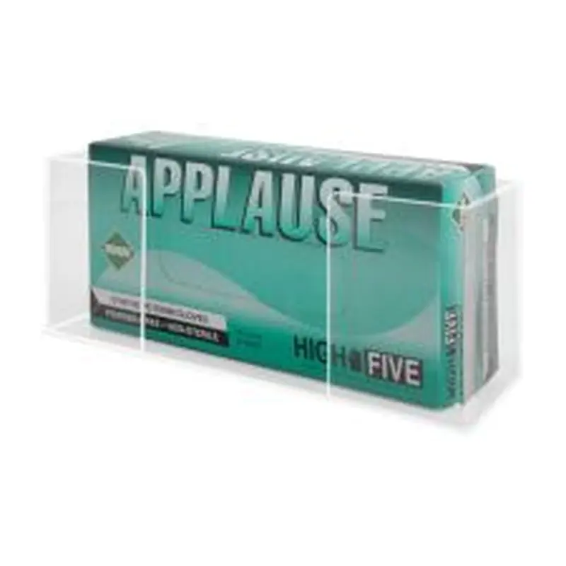 Kantek Acrylic Glove Box Holder, Single, 11" x 3 1/2" x 4 3/4", Clear