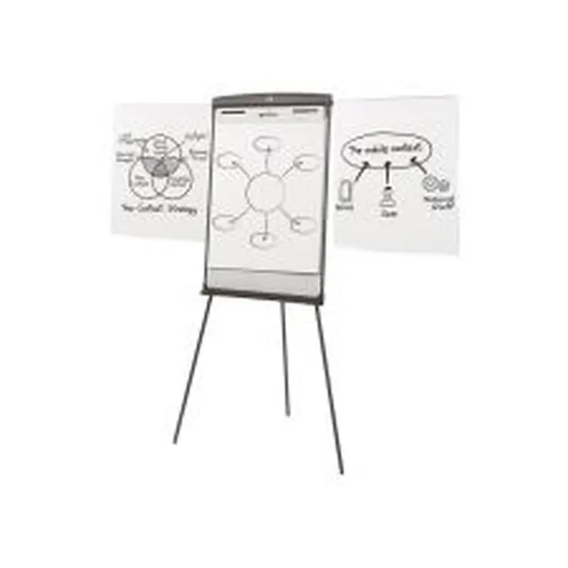 Quartet Contemporary Tripod StyleDry-Erase Whiteboard Easel, 27" x 35", Metal Frame With Black Finish