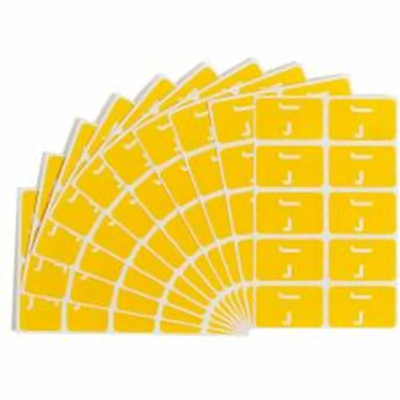 Smead ACCS Alphaz Permanent Color-Coded Label Refill Pack, J, Yellow, Pack Of 100