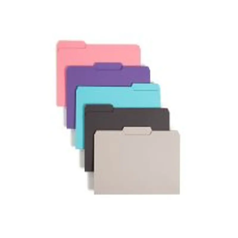 Smead Interior Folders, Letter Size, Assortment, Box Of 100