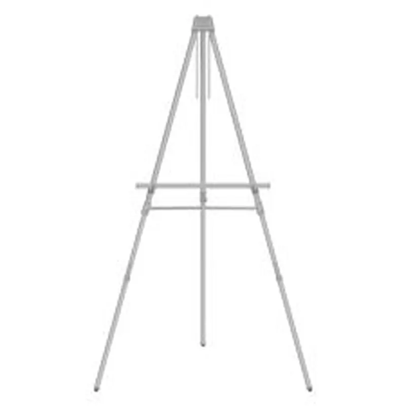 Quartet Aluminum Heavy-Duty Telescoping Easel, Silver