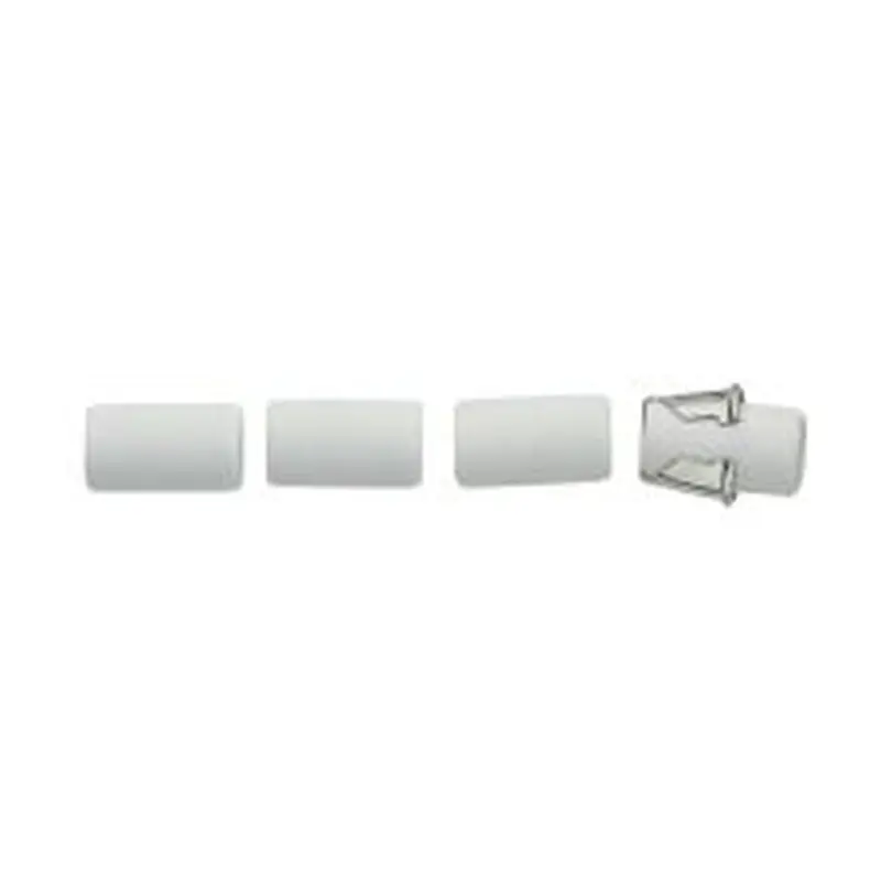 Pentel EZ#2 Automatic Pencil Eraser Refills, White, Tube Of 5