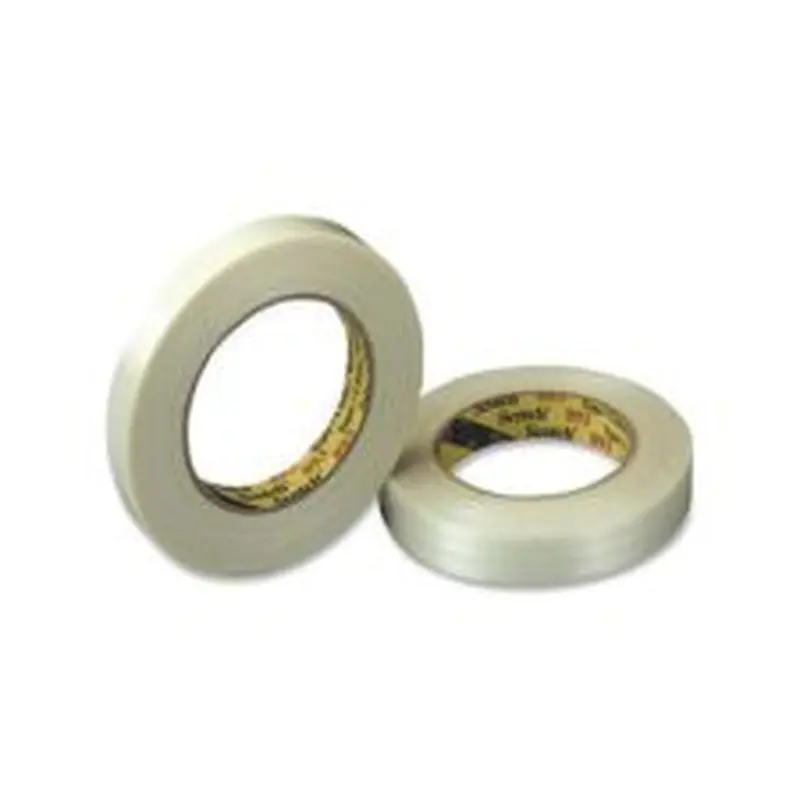 Scotch General Purpose Filament Tape - 1" Width x 60 Yd. Length - 3" Core - Glass Yarn Backing - 1 / Roll - Clear