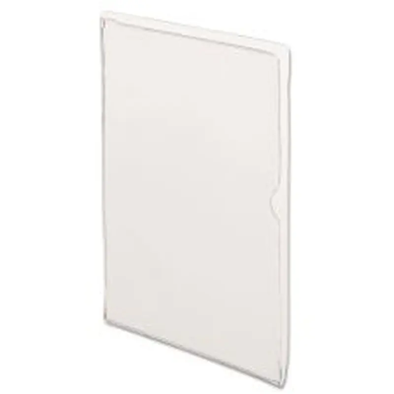 Pendaflex CopyGard Heavy-Gauge File Jacket - 8 1/2" x 11" - Vinyl - Clear - 25 / Box