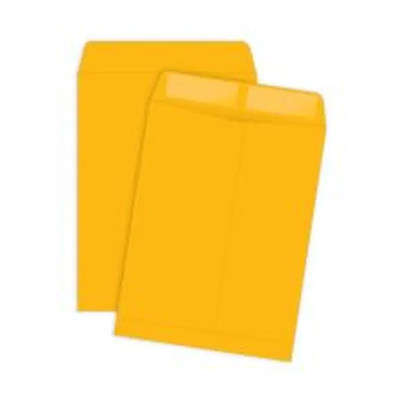 Quality Park Catalog Envelopes, Gummed Closure, 6" x 9", Brown, Box Of 500
