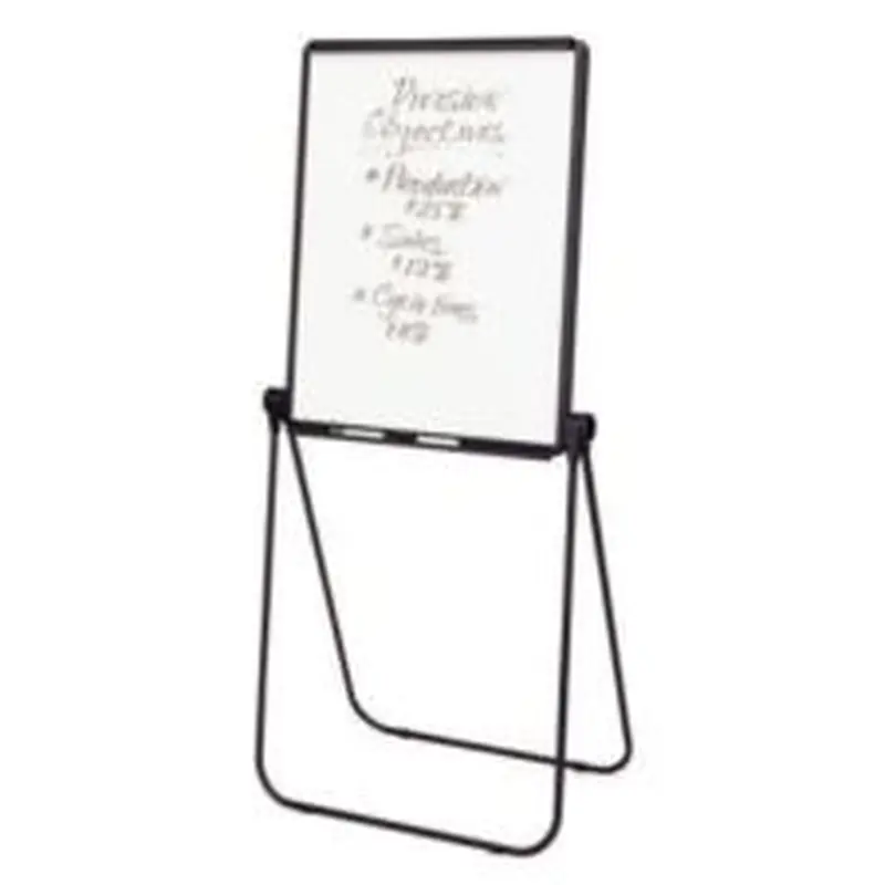 Quartet Ultima Easel, Whiteboard/Flipchart, 27" x 34", Reversible, Black Frame