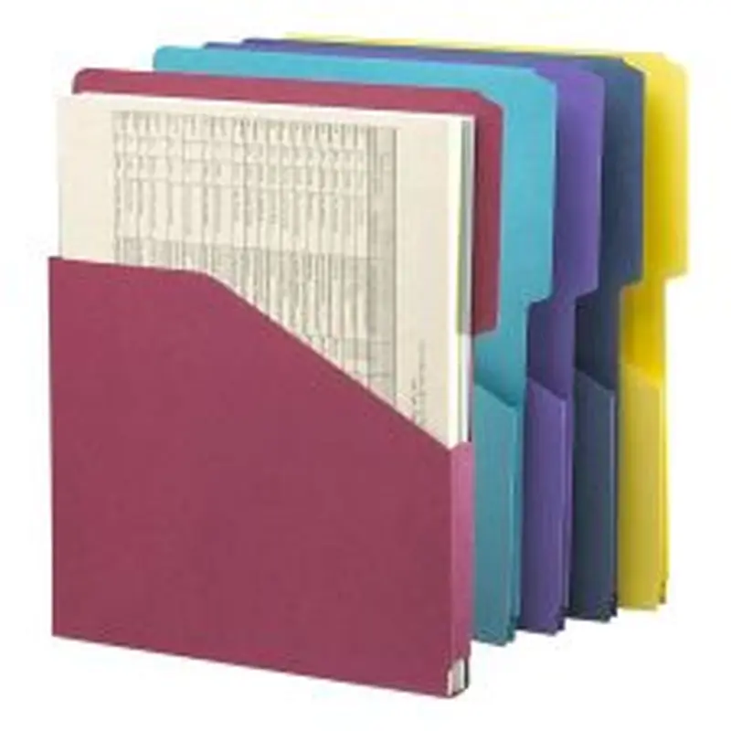 Smead Organized Up 2/5 Tab Cut Letter Recycled File Jacket