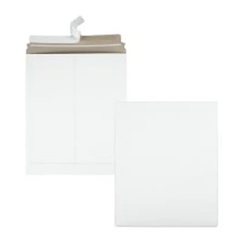 Quality Park Redi-Strip 604016 Photo Mailers, 11" x 13 1/2", White, Box Of 25