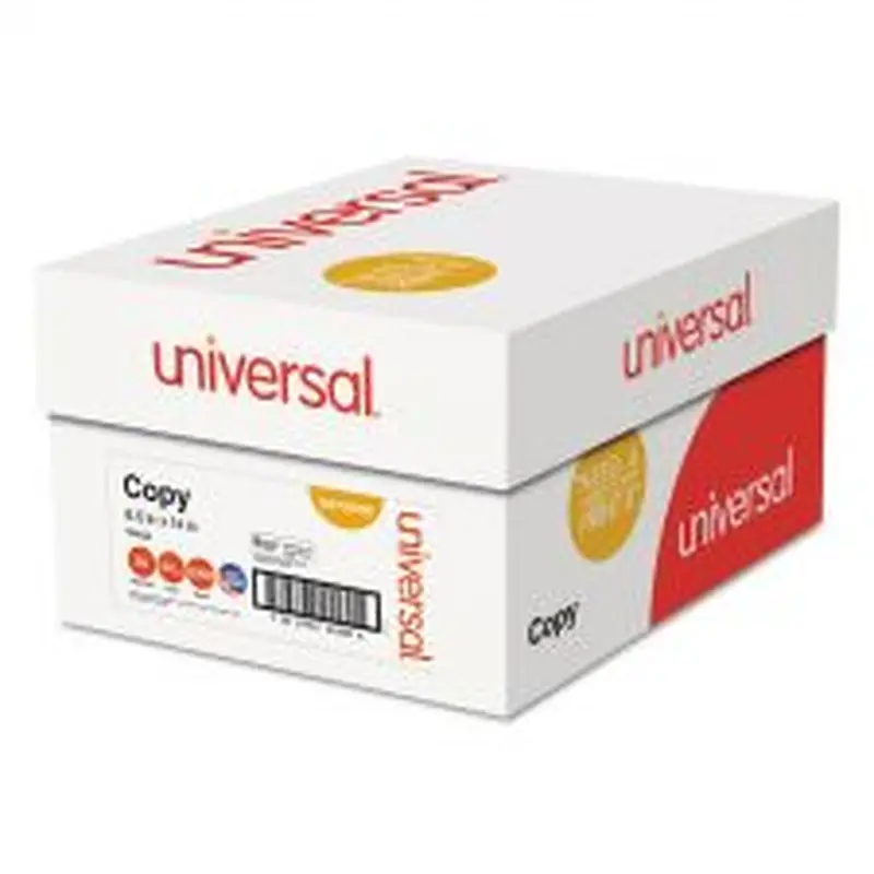 Universal Legal Size Copy Paper, 92 Bright, 20 lb Bond Weight, 8.5 x 14, White, 500 Sheets/Ream, 10 Reams/Carton
